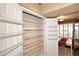 Well-organized pantry with ample shelving and wire baskets at 4015 N 78Th St # 141, Scottsdale, AZ 85251