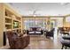 Bright living room with large windows and tile floors at 4531 E Jude Ln, Gilbert, AZ 85298