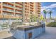 Outdoor grilling station with built-in sinks and ample space at 4750 N Central Ave # N16, Phoenix, AZ 85012