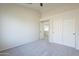 Bedroom with double door closet and neutral decor at 532 N Bell Dr, Chandler, AZ 85225