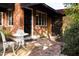 Brick building exterior with a black door and patio at 533 W Lewis Ave, Phoenix, AZ 85003