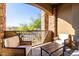 Relaxing balcony with outdoor furniture and scenic views at 5350 E Deer Valley Dr # 2403, Phoenix, AZ 85054