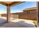 Covered patio, block wall, and fenced pool area at 5810 W Puget Ave, Glendale, AZ 85302