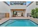 Private backyard oasis with a refreshing pool and patio at 6916 E 2Nd St, Scottsdale, AZ 85251