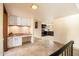 View of kitchen and built-in desk area at 7550 E Ironwood Ct, Scottsdale, AZ 85258