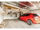 Garage with space for one car and overhead storage at 7606 E Globemallow Ln, Gold Canyon, AZ 85118