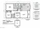 Floor plan of the Pebble Beach model home, 3 bedrooms, 2 baths at 8700 E University Dr # 3505, Mesa, AZ 85207