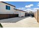 Large side yard with concrete slab and storage shed at 8740 W Bloomfield Rd, Peoria, AZ 85381