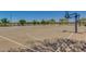 Outdoor basketball court with lines and hoop at 10053 E Seismic Ave, Mesa, AZ 85212