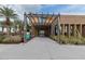 Modern community center with pergola entryway at 10053 E Seismic Ave, Mesa, AZ 85212