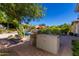 Built-in outdoor kitchen with grill and prep area at 1536 W Blaylock Dr, Phoenix, AZ 85085