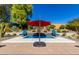 Relaxing pool with water feature and lounge chairs at 1536 W Blaylock Dr, Phoenix, AZ 85085