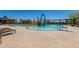 Community pool with water features and lounge chairs at 1536 W Blaylock Dr, Phoenix, AZ 85085