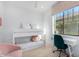 Bedroom with built-in bunk beds and a workspace at 16611 S 9Th St, Phoenix, AZ 85048