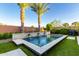 Relaxing backyard pool with fountain features at 16611 S 9Th St, Phoenix, AZ 85048