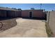 Spacious backyard with concrete area, a detached structure and low maintenance landscaping at 17862 N 31St Ave, Phoenix, AZ 85053