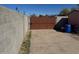 Backyard gate and concrete area at 17862 N 31St Ave, Phoenix, AZ 85053