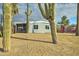 Front yard view of house with saguaro cacti at 2191 S Descanso Rd, Apache Junction, AZ 85119