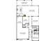 First floor plan showing kitchen, great room, courtyard, and 3-bay garage at 22413 N 101St Ave, Peoria, AZ 85383