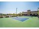 Well-maintained pickleball court with green surface at 22413 N 101St Ave, Peoria, AZ 85383