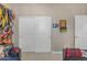 ' bedroom with twin beds, closet and toy storage at 2346 S Banning St, Gilbert, AZ 85295