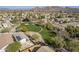 Aerial view of neighborhood park and surrounding homes at 2414 W Gambit Trl, Phoenix, AZ 85085