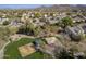 Aerial view of neighborhood park with playground and gazebo at 2414 W Gambit Trl, Phoenix, AZ 85085