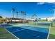 Two pickleball courts with surrounding landscape at 26602 S Nicklaus Dr, Sun Lakes, AZ 85248