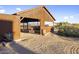 Functional barn stall with open entry and desert landscape at 27627 N 168Th St, Rio Verde, AZ 85263