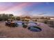 Luxury pool and spa with mountain views at 27627 N 168Th St, Rio Verde, AZ 85263