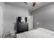 Simple bedroom with carpet and ceiling fan at 30964 N Grace Ln, Queen Creek, AZ 85144