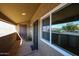 Private balcony with door and windows at 4050 E Cactus Rd # 201, Phoenix, AZ 85032