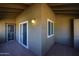 Private balcony with tiled floor and sliding glass door at 4050 E Cactus Rd # 201, Phoenix, AZ 85032