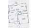 Floor plan showing a large living room, kitchen, and dining area at 4250 E Towne Ln, Gilbert, AZ 85234