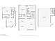 Three floor plans showing level 1, 2, and 3 with dimensions at 4354 N 27Th Pl, Phoenix, AZ 85016