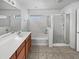 Bathroom boasts a soaking tub and walk-in shower at 4421 W Pleasant Ln, Laveen, AZ 85339