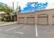 Garage for resident parking in a community of homes with a reserved parking space at 7009 E Acoma Dr # 1004, Scottsdale, AZ 85254