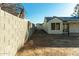 View of backyard with block wall and open space at 7602 W Minnezona Ave, Phoenix, AZ 85033