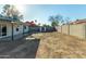 Large backyard with block wall and room for activities at 7602 W Minnezona Ave, Phoenix, AZ 85033