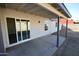 Covered patio with sliding glass door access at 7602 W Minnezona Ave, Phoenix, AZ 85033