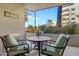 Private patio with seating area, perfect for outdoor dining at 945 E Playa Del Norte Dr # 1014, Tempe, AZ 85288