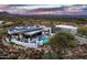 Modern home with solar panels and desert landscaping at 11541 E Salero Dr, Scottsdale, AZ 85262