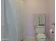 Simple bathroom with toilet and shower at 13842 S 40Th St # 1004, Phoenix, AZ 85044