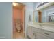 Clean bathroom with a toilet and shower stall at 13842 S 40Th St # 1004, Phoenix, AZ 85044