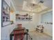 Cozy dining area adjacent to the kitchen with built-in shelving at 13842 S 40Th St # 1004, Phoenix, AZ 85044