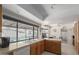 Kitchen features ample counter space, a breakfast nook, and views of the pool at 13872 N 89Th St, Scottsdale, AZ 85260