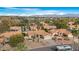 Aerial view of house and surrounding neighborhood at 17014 E De Anza Dr, Fountain Hills, AZ 85268