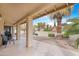 Covered patio with ample space for outdoor furniture at 17014 E De Anza Dr, Fountain Hills, AZ 85268