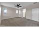 Bright bedroom with carpet and ceiling fan at 1715 W Satinwood Dr, Phoenix, AZ 85045