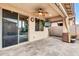 Covered patio with a view of the pool, and sliding glass doors at 1715 W Satinwood Dr, Phoenix, AZ 85045